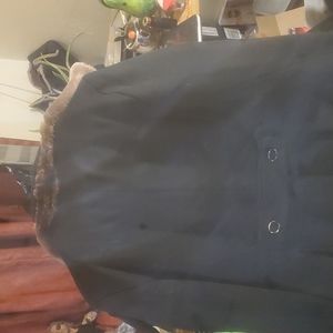bill blass jacket angora /wool black